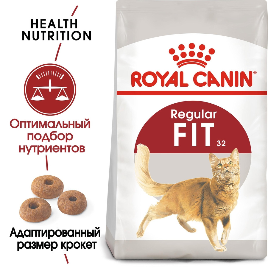 Корм сухой Royal Canin Fit 32 для взрослых кошек, имеющих доступ на улицу, 4 кг