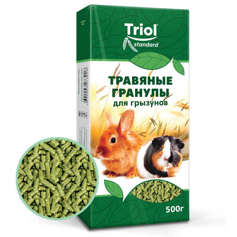 Корм для грызунов Тriol Standard "Травяные гранулы", 500г